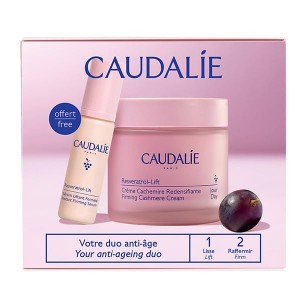 Caudalie Promo Resveratrol-Lift Serum, 10ml & Firming Cashmere Cream, 50ml 