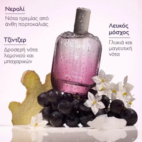 Caudalie Xmas Pro The des Vignes Fresh Fragrance 50ml, Hand & Nail Repairing Cream 30ml & Shower Gel 50ml, 1τεμ