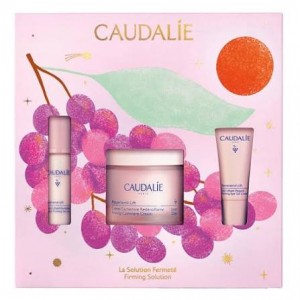 Caudalie Xmas Promo Firming Solution με Resveratrol-Lift Firming Cashmere Cream Συσφιγκτική & Αντιρυτιδική Κρέμα Ημέρας, 50ml & Δώρο Instant Firming Serum Αντιρυτιδικός & Ορός Προσώπου, 10ml, & Eye Gel Cream Κρέμα Ματιών, 5ml, 1σετ 
