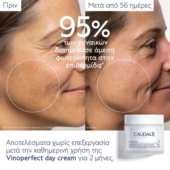 Caudalie Vinoperfect Dark Spot Niacinamide Moisturizer Day Cream Refill Κρέμα Ημέρας κατά των Κηλίδων σε Δοχείο Αναπλήρωσης, 50ml