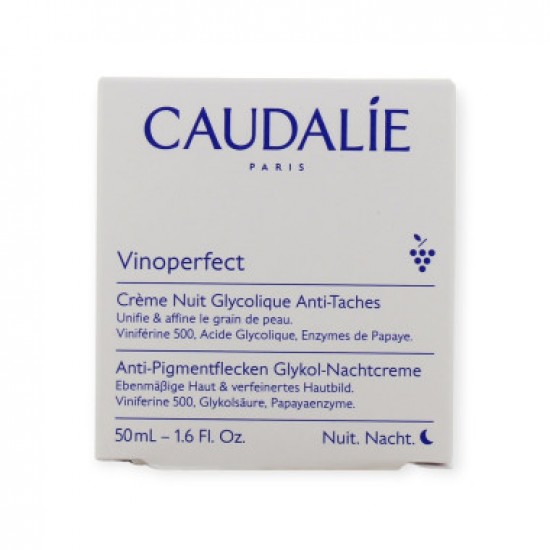 Caudalie Vinoperfect Dark Spot Correcting Glycolic Night Cream Κρέμα Νυκτός κατά των Κηλίδων, 50ml