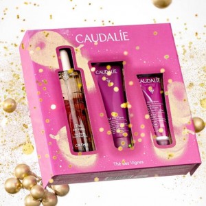 Caudalie Promo The des Vignes Fresh Fragrance 50ml, Shower Gel 50ml & Hand & Nail Repairing Cream 30ml 