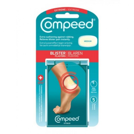 Compeed Blister Extra Cush Μεσαία Επιθέματα για Φουσκάλες, 5 τμχ