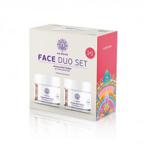 Garden Face Duo Set 1+1 Αντιρυτιδική Κρέμα Προσώπου & Ματιών με Υαλουρονικό Οξύ 2x50ml