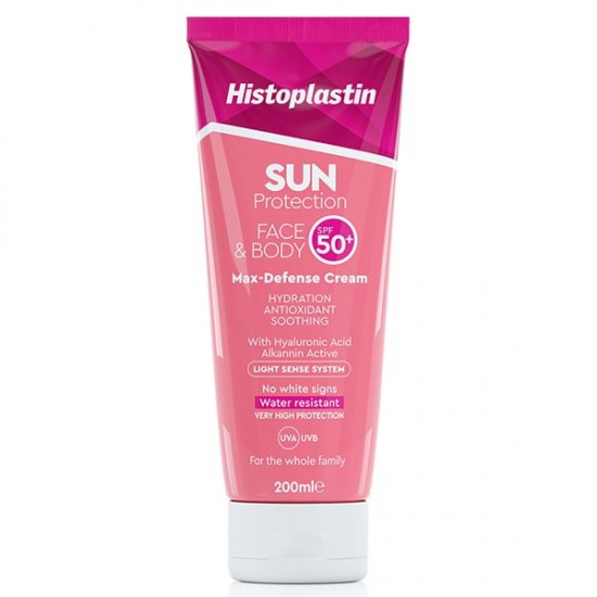 Histoplastin Sun Protection Face & Body Max Defense Cream SPF50, 200ml