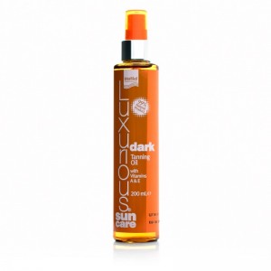 Intermed Luxurious Sun Care DarkTanning Oil Ξηρό Αντηλιακό Λάδι για γρήγορο & έντονο Μαύρισμα, 200 ml