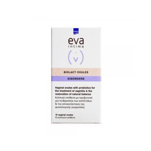 Intermed Eva Intima Biolact Ovules Disorders, 10 Κολπικά Υπόθετα