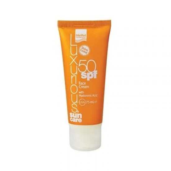 Intermed Luxurious Sun Care Face Cream SPF50+ Αντηλιακή Κρέμα Προσώπου, 75 ml