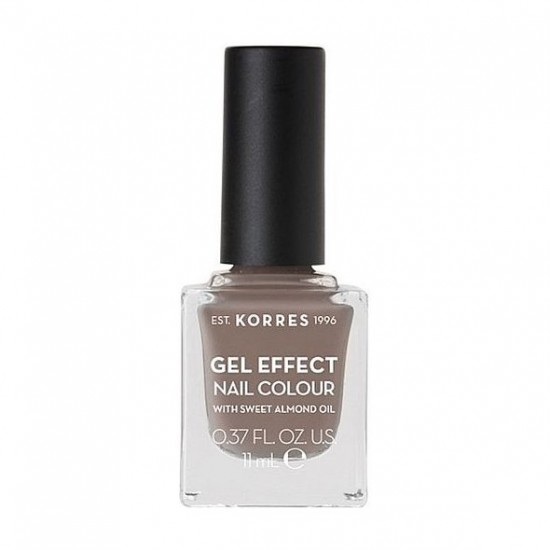 Korres Gel Effect Nail Colour, Βερνίκι Νυχιών No 95 Stone Grey 11ml