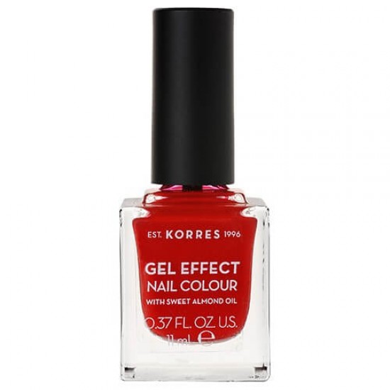 Korres Gel Effect Nail Colour No.53 Royal Red Βερνίκι Νυχιών, 11ml