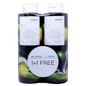 Korres Showergel Citrus Αφρόλουτρο Κίτρο, 2x250ml