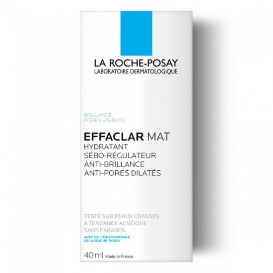 La Roche Posay Effaclar Mat, Ενυδατική Σμηγματορρυθμιστική Φροντίδα, 40ml