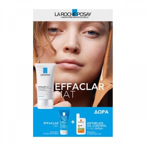 La Roche Posay Effaclar Mat 40ml & Δώρο Effaclar Gel 50ml + Anthelios Oil Control SPF50+ 3ml