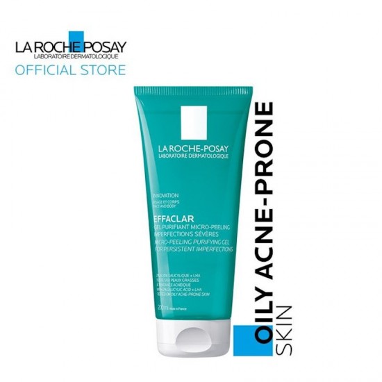 La Roche Posay Effaclar Μιcro-Peeling Purifying Gel Αφρώδες Gel Καθαρισμού Ενάντια σε Σοβαρές Ατέλειες & Έντονα Σημάδια, Κατάλληλο για Πρόσωπο & Σώμα, 200ml