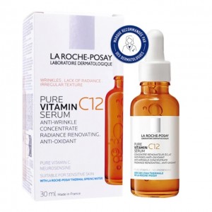 La Roche Posay Pure Vitamin C12 Aντιοξειδωτικός Αντιρυτιδικός Ορός Λάμψης Με Βιταμίνη C, 30ml