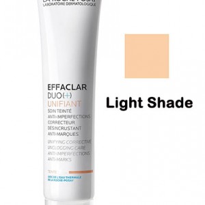 La Roche Posay Effaclar Duo(+) Unifiant Light Επανορθωτική Φροντίδα με Χρώμα για Ομοιόμορφη Όψη κατά των Σοβαρών Ατελειών, των Φραγμένων Πόρων & των Σημαδιών Ανοιχτή Απόχρωση, 40ml