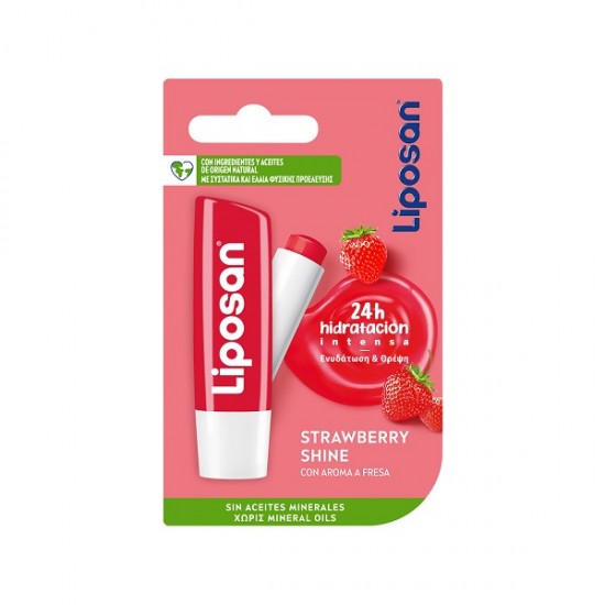 Liposan Strawberry Shine Lip Balm 4.8gr