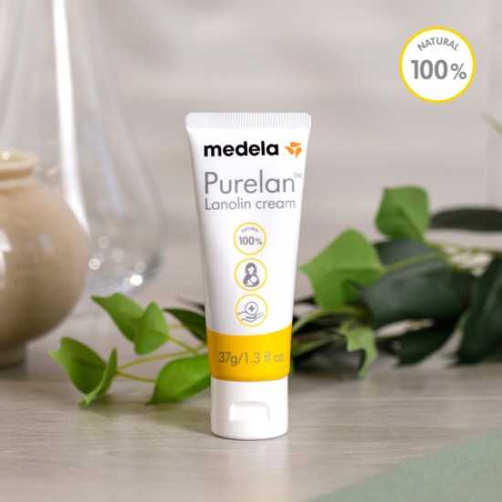 Medela Purelan™ Κρέμα Θηλών με Λανολίνη για Επουλωτική Δράση & Ανακούφιση Από Τον Πόνο, 37gr