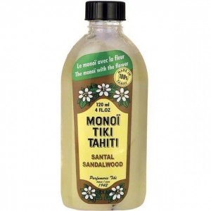 Monoi Tiki Tahiti Sandalwood Ενυδατικό Λάδι Σώματος Και Μαλλιών  με Άρωμα Σανταλόξυλο 120ml