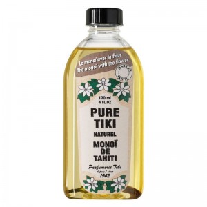 Monoi De Tahiti Pure Tiki Naturel, Ενυδατικό Λάδι για το Σώμα Και Τα  Μαλλιά, 120ml 