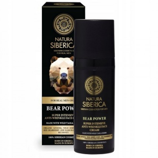  Natura Siberica Men Bear Power Αντιρυτιδική Κρέμα Προσώπου, 50ml 