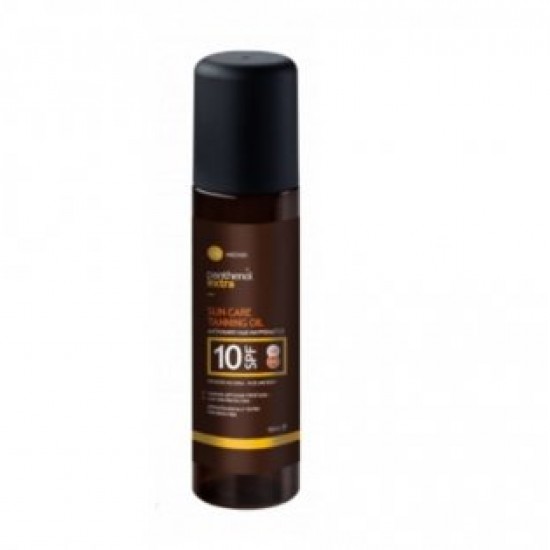 Panthenol Extra Sun Care & Tanning Oil SPF10 Αντηλιακό Λάδι Μαυρίσματος για Πρόσωπο & Σώμα, 150ml