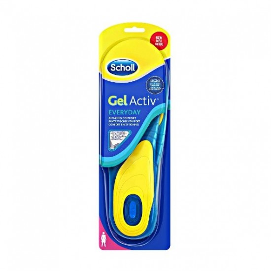 Scholl Gel Activ Everyday Ανατομικοί Πάτοι Παπουτσιών για Γυναίκες,  2τμχ