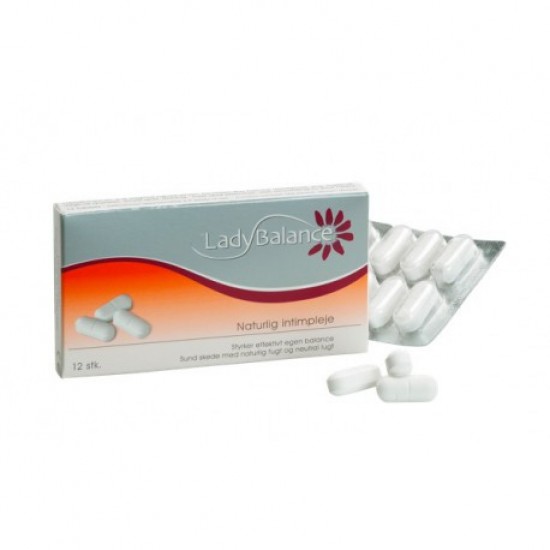 LadyBalance Prebiotic Vaginal Tablets 12Τμχ