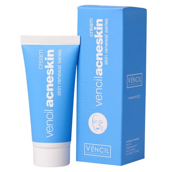 Vencil Skin Renewal Series Acneskin Cream Ενυδατική Κρέμα για Λιπαρό/με Τάσης Ακμής Δέρμα, 30ml