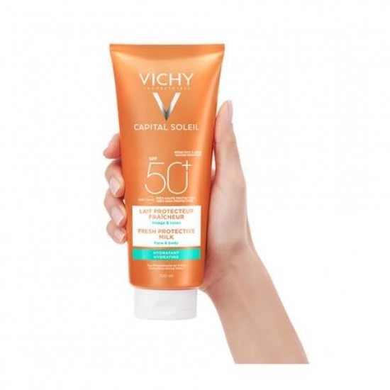 Vichy Capital Soleil Γαλάκτωμα Αντηλιακής Προστασίας Beach Protect SPF50+ 300 ml