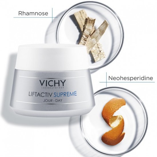 Vichy LIFTACTIV Supreme Κατάλληλη για Kανονική / Mικτή & Eυαίσθητη Eπιδερμίδα, 50ml