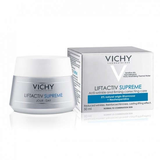 Vichy LIFTACTIV Supreme Κατάλληλη για Kανονική / Mικτή & Eυαίσθητη Eπιδερμίδα, 50ml