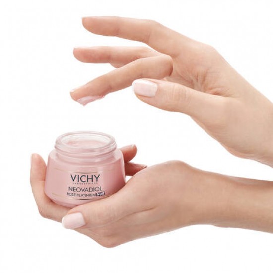 Vichy Neovadiol Rose Platinum Night Κρέμα Νύχτας από την Εμμηνόπαυση & Μετά, 50ml