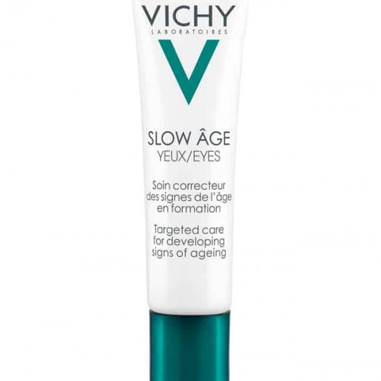 Vichy Slow Age Καθημερινή Κρέμα Ματιών που Προλαμβάνει & Αντιμετωπίζει τα Σημάδια Γήρανσης, 15ml 