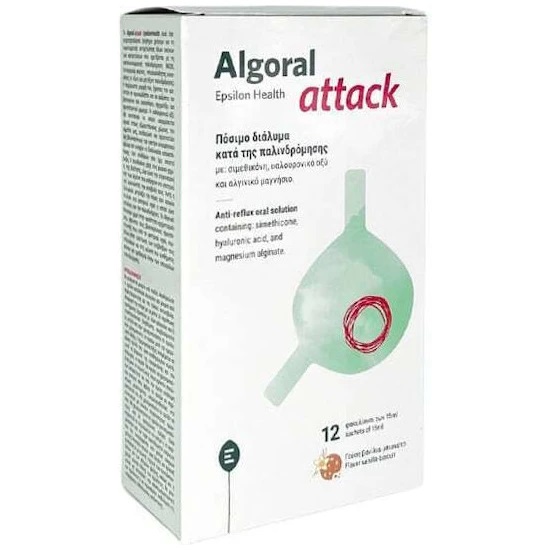 Epsilon Health Algoral Attack Vanilla Biscuit, 12x15ml