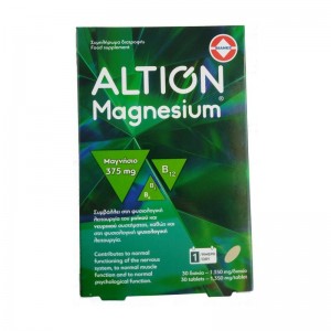 Altion Magnesium Συμπλήρωμα Διατροφής με Μαγνήσιο 375mg, 30tabs
