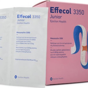 Epsilon Health Effecol 3350 Junior Οσμωτικό Υπακτικό για την Αντιμετώπιση της Περιστασιακής & Χρόνιας Δυσκοιλιότητας σε Παιδιά (>2 ετών) & Εφήβους, 12 sachets x 6.56 gr