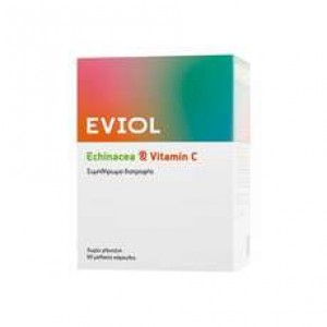 Eviol Echinacea & Vitamin C Συμπλήρωμα Διατροφής με Εχινάκεια & Βιταμίνη C, 60 caps