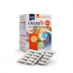 Intermed Calciofix 400 Συμπλήρωμα Διατροφής Ασβεστίου & Βιταμίνης D3, 90 tabs