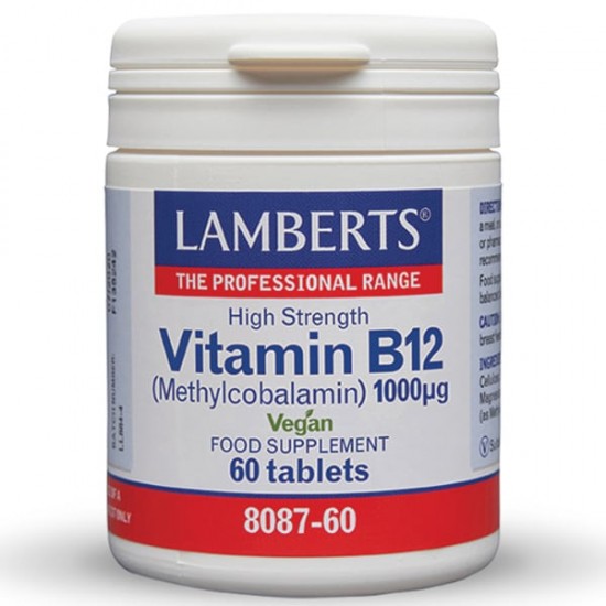 Lamberts Vitamin B12 1000μg, 60tabs