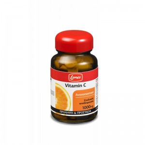 Lanes Vitamin C 1000mg Σταδιακής Αποδέσμευσης - Ενίσχυση Ανοσοποιητικού & Πρόληψη Κρυολογήματος, 30tabs