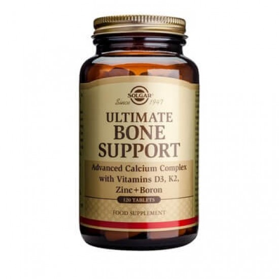 Solgar Ultimate Bone Support Προηγμένη Φόρμουλα Μετάλλων για Ενδυνάμωση & Διατήρηση της Υγείας των Οστών - Ιδανικό σε Περιπτώσεις Οστεοπόρωσης & Καταγμάτων, 120tabs