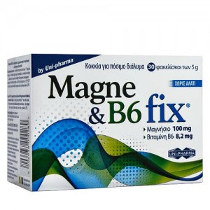 Uni-Pharma Magne & B6 Fix, 30sachets