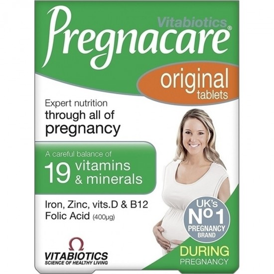 Vitabiotics Pregnacare Original Ολοκληρωμένη Σύνθεση από το 1ο Τρίμηνο Κύησης και Μετά 30 Δισκία