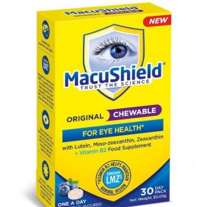 Macushield Original Συμπήρωμα Διατροφής για την Υγεία των Ματιών με Βιταμίνη Β2, 30 μασώμενα δισκία