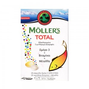 MOLLER'S TOTAL 28 ΤΑΜΠΛΕΤΕΣ & 28 ΚΑΨΟΥΛΕΣ