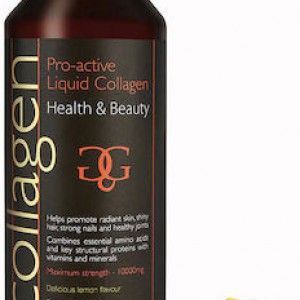 Collagen Pro Active Liquid (+20% ΕΠΙΠΛΕΟΝ ΠΡΟΙΟΝ) Υγρό Πόσιμο Κολλαγόνο Ιδανικό για την Υγεία του Δέρματος, των Μαλλιών, των Νυχιών & των Αρθρώσεων - Γεύση Λεμόνι, 600ml