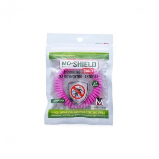 Menarini Mo-Shield Band Αντικουνουπικό Βραχιόλι Ρόζ, 1τμχ