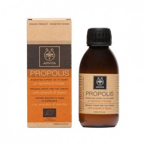 Apivita Propolis Βιολογικό Σιρόπι για το Λαιμό με Πρόπολη & Θυμάρι, 150ml