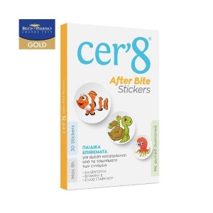 Cer 8 After Bite Stickers Παιδικά Επιθέματα για μετά το τσίμπημα, 30 stickers